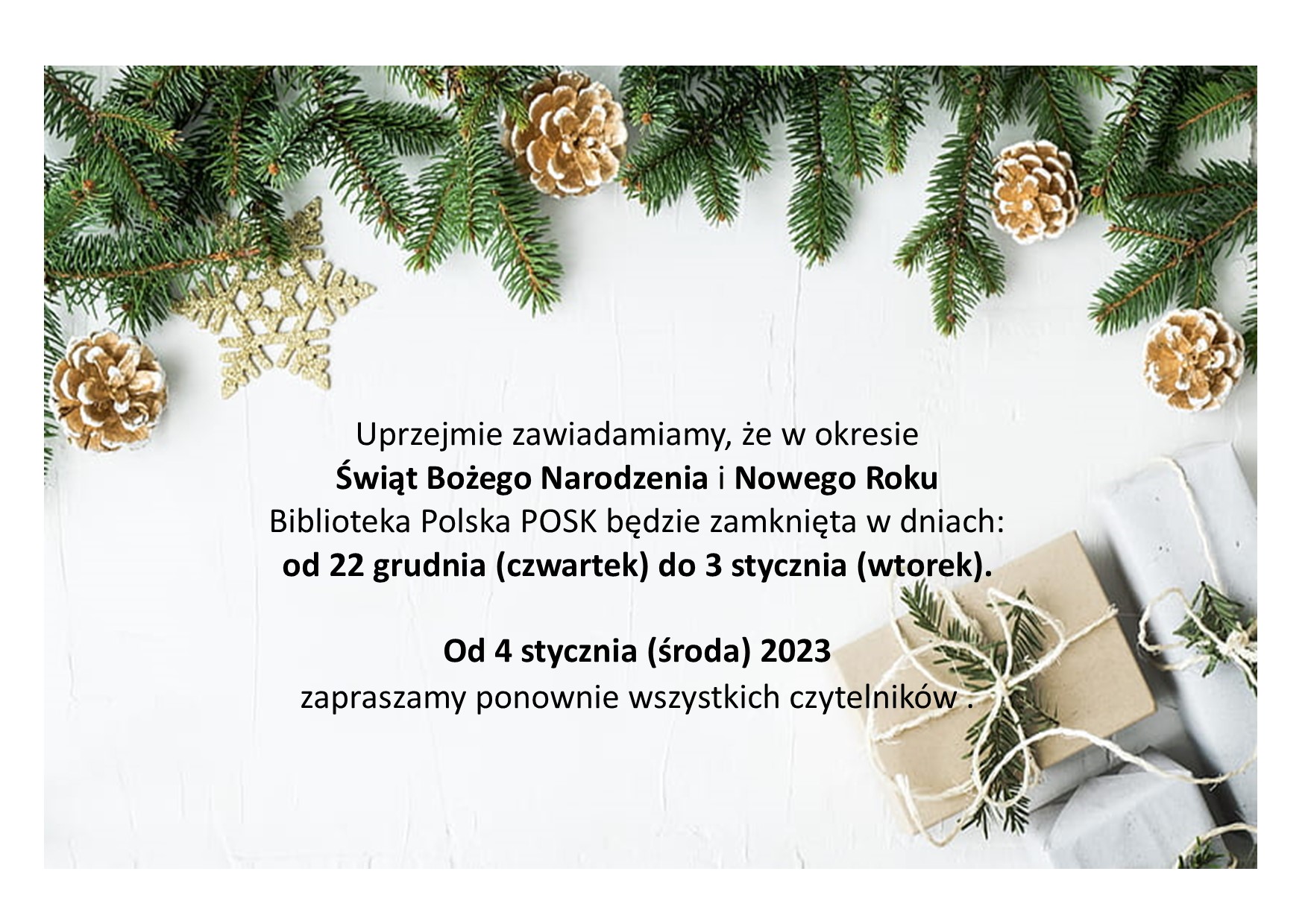 Przerwa świąteczna